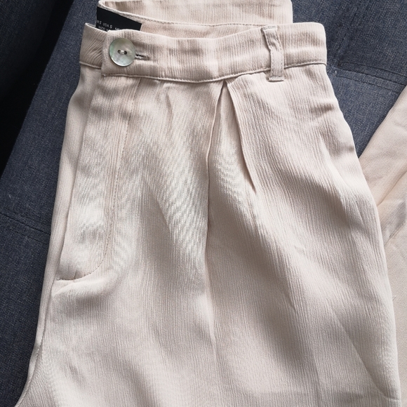 NWOT Zara wide legged high rise pants/ pallazo - Picture 7 of 10